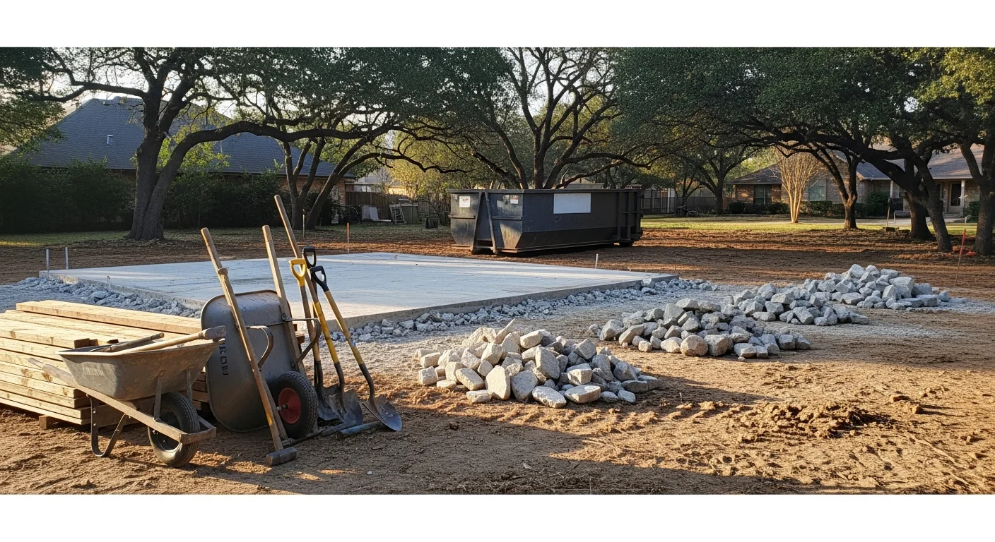 Residential demolition project in progress